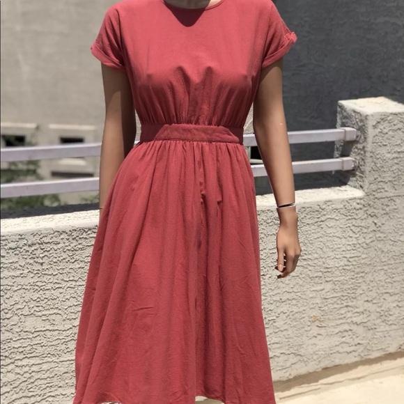 Red Boutique Backless Open back Dress Small $188 - Picture 9 of 9